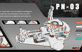 PN-03太空舱插画图片壁纸
