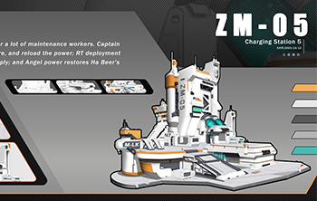 ZM-05火箭发射塔插画图片壁纸
