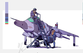 战斗飞机插画图片壁纸